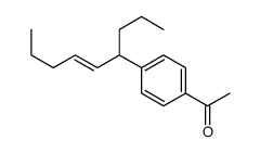 1-(4-non-5-en-4-ylphenyl)ethanone Structure