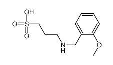 3-[(2-methoxyphenyl)methylamino]propane-1-sulfonic acid Structure