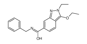 N-benzyl-3-ethoxy-2-ethylindazole-6-carboxamide Structure