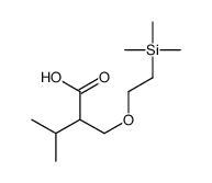 3-methyl-2-(2-trimethylsilylethoxymethyl)butanoic acid Structure