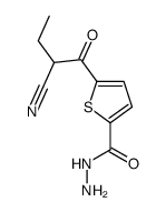 5-(2-cyanobutanoyl)thiophene-2-carbohydrazide Structure