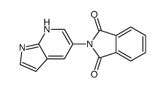 2-(1H-吡咯并[2,3-B]吡啶-5-基)-异吲哚-1,3-二酮结构式
