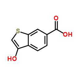 3-Hydroxy-1-benzothiophene-6-carboxylic acid Structure