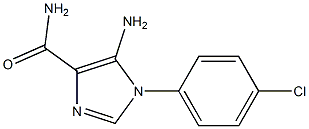 5-amino-1-(4-chlorophenyl)-1H-Imidazole-4-carboxamide结构式