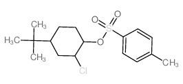 1-(2-chloro-4-tert-butyl-cyclohexyl)oxysulfonyl-4-methyl-benzene structure