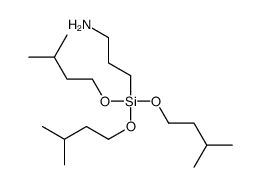 3-[tris(3-methylbutoxy)silyl]propan-1-amine结构式