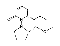 (-)-(6S,2S)-1-(2-methoxymethylpyrrolidin-1-yl)-6-propyl-5,6-dihydro-1H-pyridin-2-one结构式
