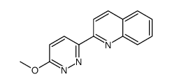 2-(6-甲氧基哒嗪-3-基)喹啉结构式