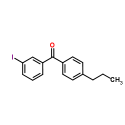 (3-Iodophenyl)(4-propylphenyl)methanone结构式