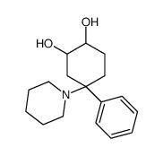 4-phenyl-4-piperidin-1-ylcyclohexane-1,2-diol Structure