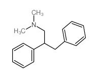 Benzenepropanamine, N,N-dimethyl-b-phenyl- Structure
