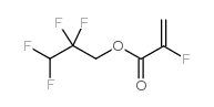 2,2,3,3-TETRAFLUOROPROPYL 2-FLUOROACRYLATE Structure