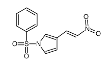 1-(benzenesulfonyl)-3-(2-nitroethenyl)pyrrole Structure