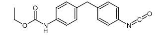 ethyl N-[4-[(4-isocyanatophenyl)methyl]phenyl]carbamate Structure