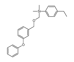 (4-ethylphenyl)-dimethyl-[(3-phenoxyphenyl)methoxymethyl]silane Structure
