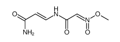 3-[[(Methyl-aci-nitro)acetyl]amino]propenamide structure