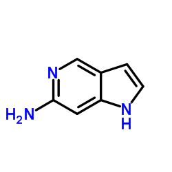 1H-吡咯并[3,2-c]吡啶-6-胺结构式