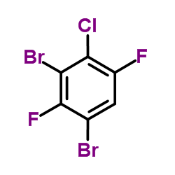 1,3-Dibromo-4-chloro-2,5-difluorobenzene Structure