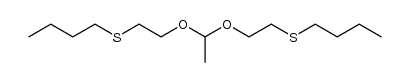 acetaldehyde-[bis-(2-butylsulfanyl-ethyl)-acetal]结构式