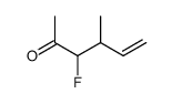 5-Hexen-2-one, 3-fluoro-4-methyl- (9CI) structure
