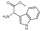 L-tryptophan methyl ester Structure