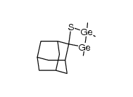 (1R,3S,5r,7r)-2',2',3',3'-tetramethylspiro[adamantane-2,4'-[1,2,3]thiadigermetane] Structure