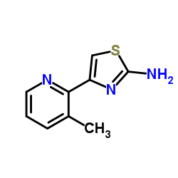 4-(3-Methyl-2-pyridinyl)-1,3-thiazol-2-amine结构式