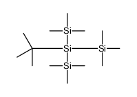 tert-butyl-tris(trimethylsilyl)silane Structure