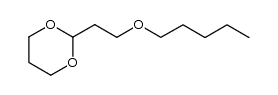 2-(2-(pentyloxy)ethyl)-1,3-dioxane结构式