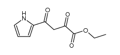 2,4-dioxo-4-pyrrol-2-yl-butyric acid ethyl ester结构式