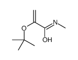 N-methyl-2-[(2-methylpropan-2-yl)oxy]prop-2-enamide Structure