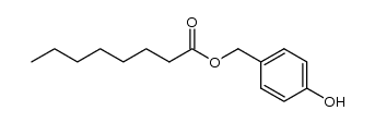 4-hydroxybenzyl octanoate结构式