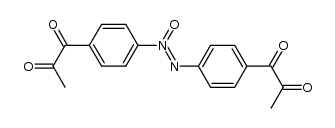 bis-(4-pyruvoyl-phenyl)-diazene-N-oxide结构式