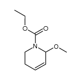 N-Ethoxycarbonyl-6-methoxy-1,2,3,6-tetrahydropyridine结构式