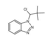 1-(benzotriazol-1-yl)-1-chloro-2,2-dimethylpropane结构式