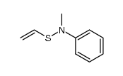 N-methyl-N-phenyl-S-vinylthiohydroxylamine Structure