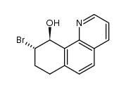 trans-9-bromo-10-hydroxy-7,8,9,10-tetrahydrobenzo[h]quinoline结构式