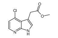 Methyl 2-(4-chloro-1H-pyrrolo[2,3-b]pyridin-3-yl)acetate structure