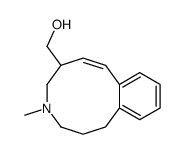 (4-methyl-2,3,5,6-tetrahydro-1H-4-benzazecin-6-yl)methanol结构式