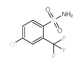 4-Chloro-2-(trifluoromethyl)benzenesulfonamide Structure
