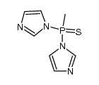 di(1H-imidazol-1-yl)(methyl)phosphine sulfide结构式