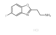 2-(5-Fluoro-1,3-benzoxazol-2-yl)ethanamine hydrochloride结构式