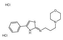 N-(3-morpholin-4-ylpropyl)-4-phenyl-1,3-thiazol-2-amine,dihydrochloride Structure