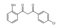 1-(4-chlorophenyl)-3-(2-mercaptophenyl)propane-1,3-dione结构式