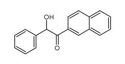 2-hydroxy-1-(naphthalen-2-yl)-2-phenylethanone结构式