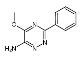 5-methoxy-3-phenyl-1,2,4-triazin-6-amine结构式