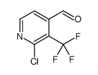 2-氯-3-(三氟甲基)异烟醛结构式