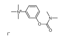 [3-(dimethylcarbamoyloxy)phenyl]-trimethylazanium,iodide Structure