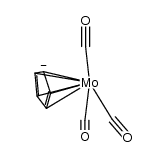 (η(5)-cyclopentadienyl)tricarbonylmolybdate Structure