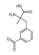 α-Methyl-3-nitro-L-phenylalanine结构式